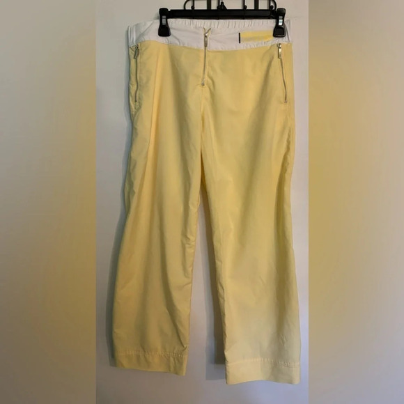 Nike Womens Summer 2004 Elastic Waist Capri Length Back Slit Poly/Nylon Pants ⛳️ - Picture 1 of 9